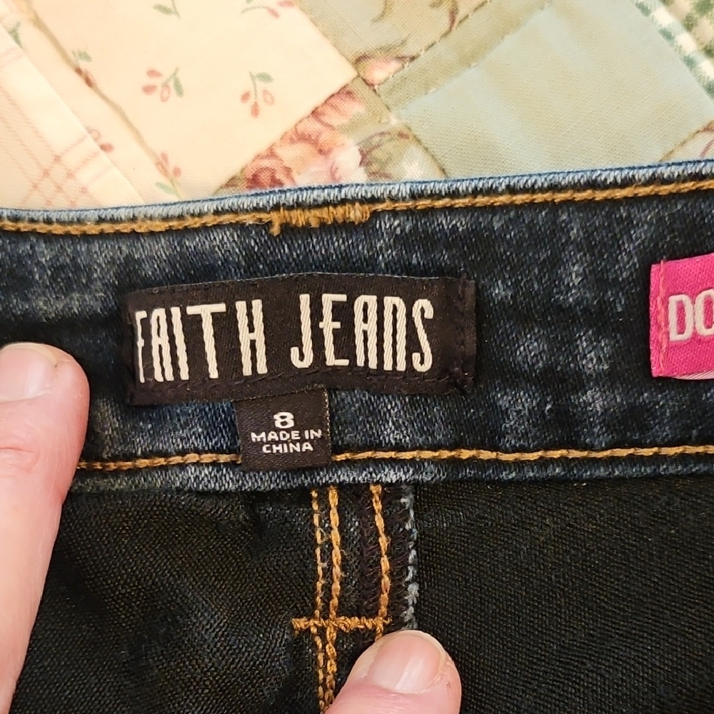 Faith Jeans - Skinny Jeggings  Size 8 - Picture 3 of 8